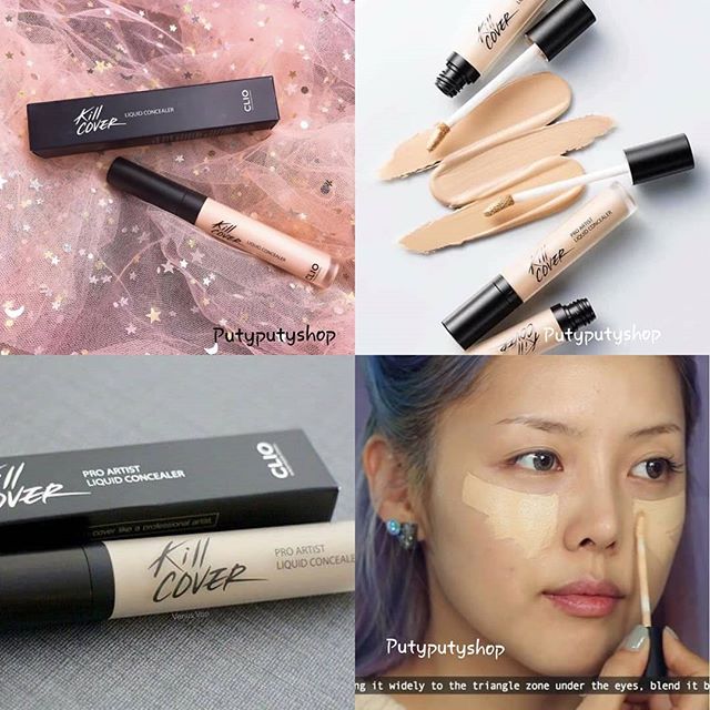 Che Khuyết điểm Clio Kill Cover Pro Artist Liquid Concealer Super